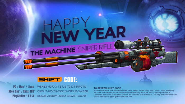 Borderlands: The Pre-Sequel Vladofのユニークスナイパーライフル“The Machine”